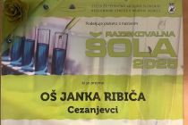 Priznanje OŠ Cezanjevci