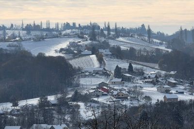 Zimska idila v Prlekiji