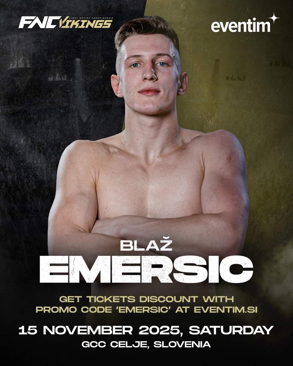 Super Fight bo imel tudi Blaž Emeršič, član Kickboxing kluba Pomurje Super Fight bo imel tudi Blaž Emeršič, član Kickboxing kluba Pomurje