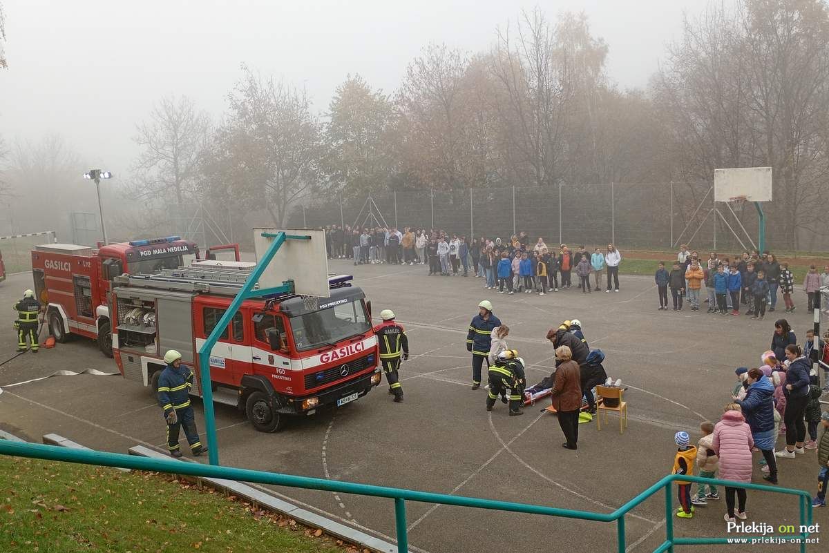Evakuacijska vaja na OŠ Mala Nedelja Evakuacijska vaja na OŠ Mala Nedelja