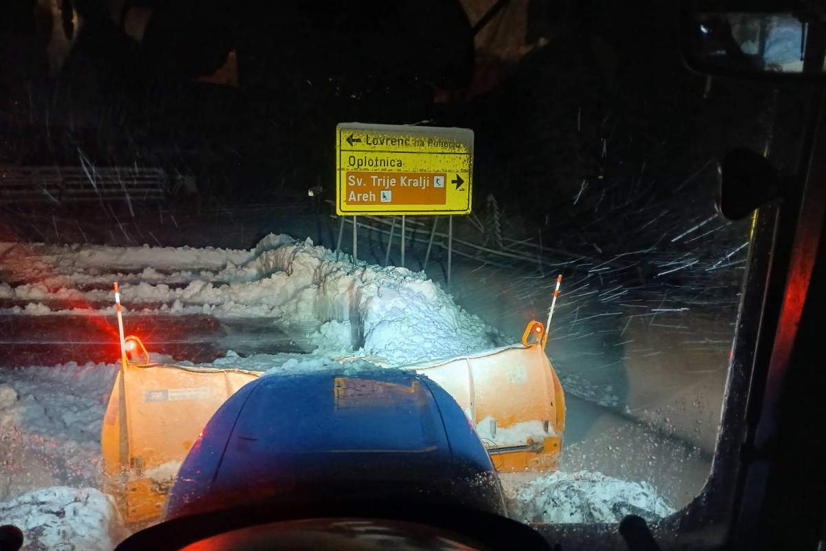 Cestno podjetje Ptuj v polni pripravljenosti na Pohorju