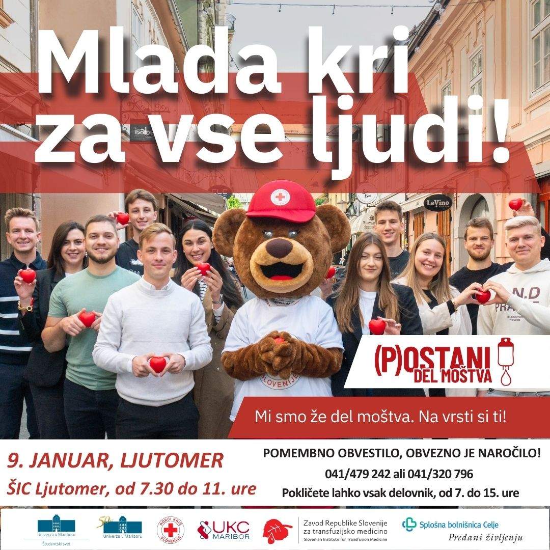 Krvodajalska akcija v Ljutomeru