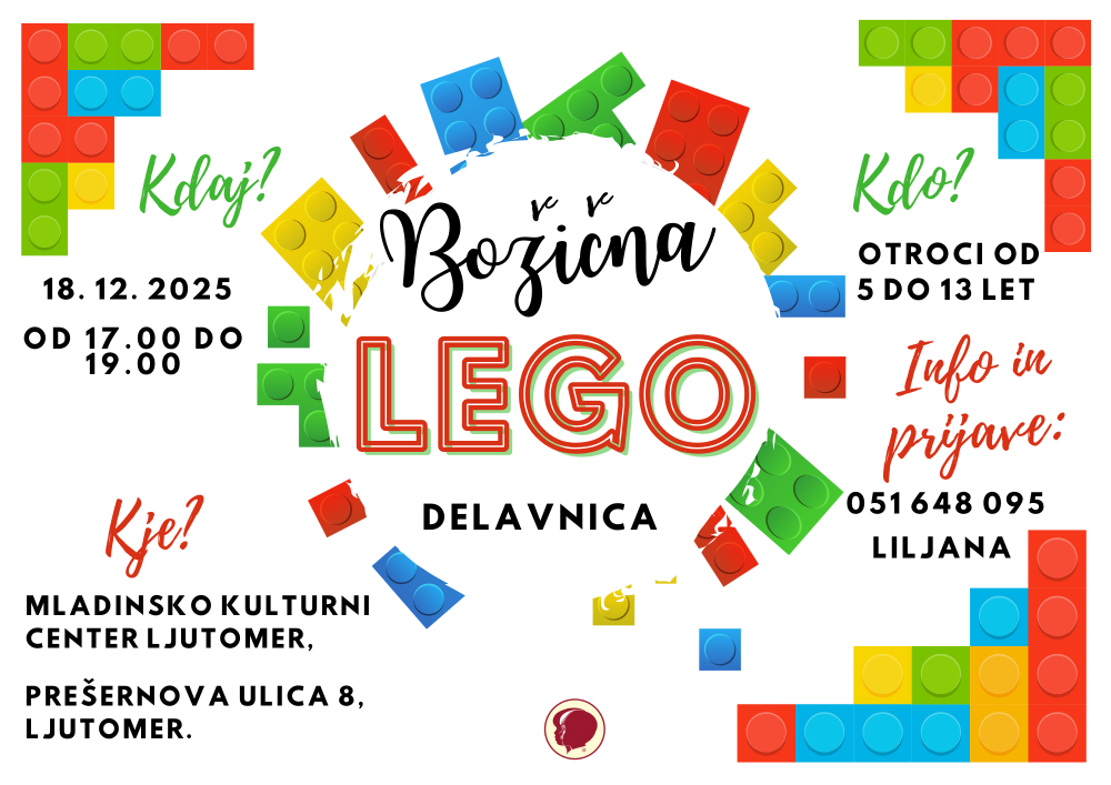 LEGO božična delavnica
