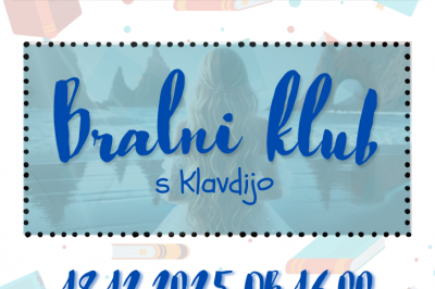 Bralni klub s Klavdijo na Razkrižju