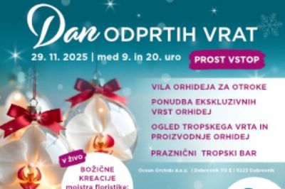 Dan odprtih vrat Tropski vrt Ocean Orchids 
