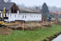 Gradnja visokovodnih nasipov v občini Razkrižje