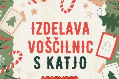 Izdelava voščilnic s Katjo