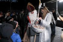 Miklavž s parklji v Mezgovcih ob Pesnici