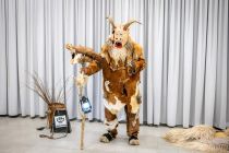 Miklavž s parklji v Mezgovcih ob Pesnici