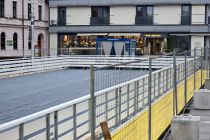 Postavljanje drsališča v Ljutomeru