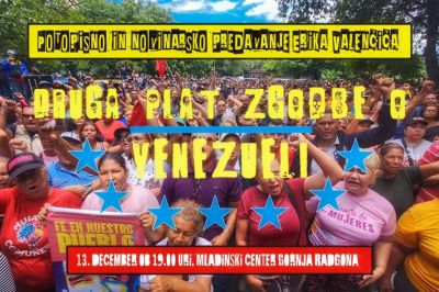 Potopisno predavanje Erika Valenčiča: Druga plat zgodbe o Venezueli