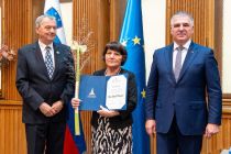 Prejemnika plaket DS iz Gornje Radgone