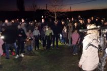 Prižig lučk na Stari Gori