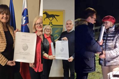 Srebrnik je podelila vodja izpostave JSKD Ljutomer Mira Rebernik Žižek