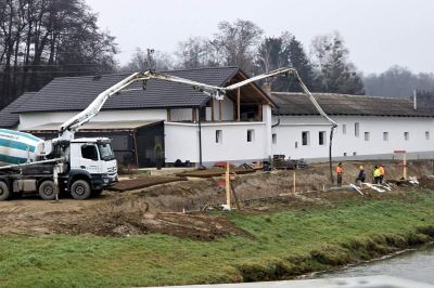 Gradnja visokovodnih nasipov v občini Razkrižje