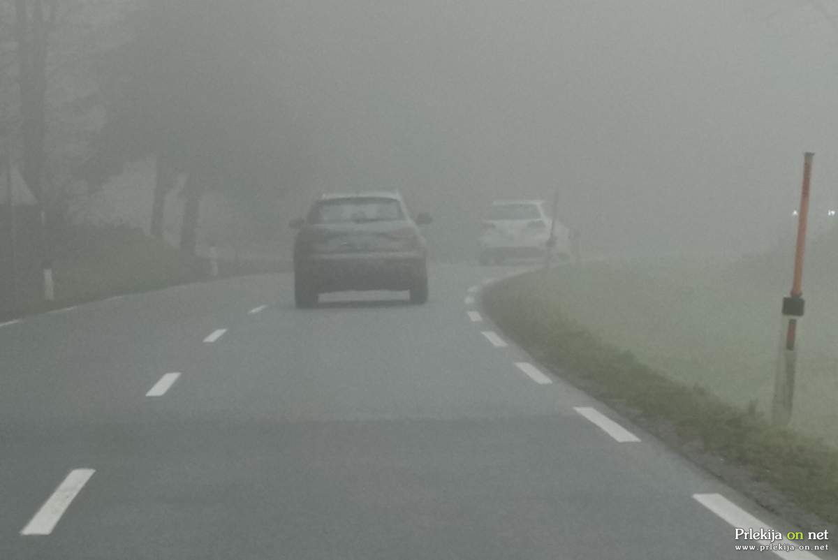 Številni vozniki vozijo brez luči