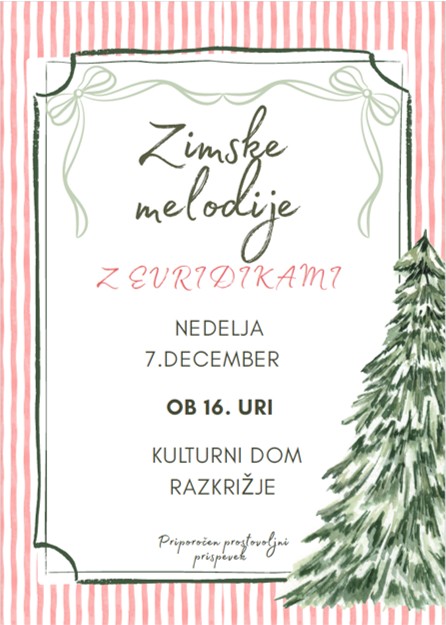 Zimske melodije z Evridikami