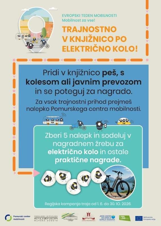Trajnostno v knjižnico po nagrado