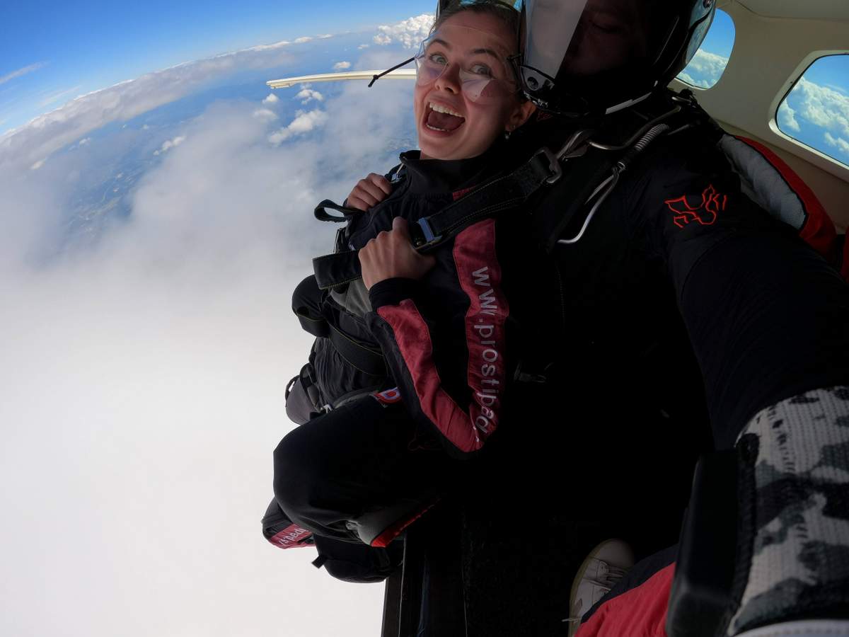 Skok s padalom v tandemu