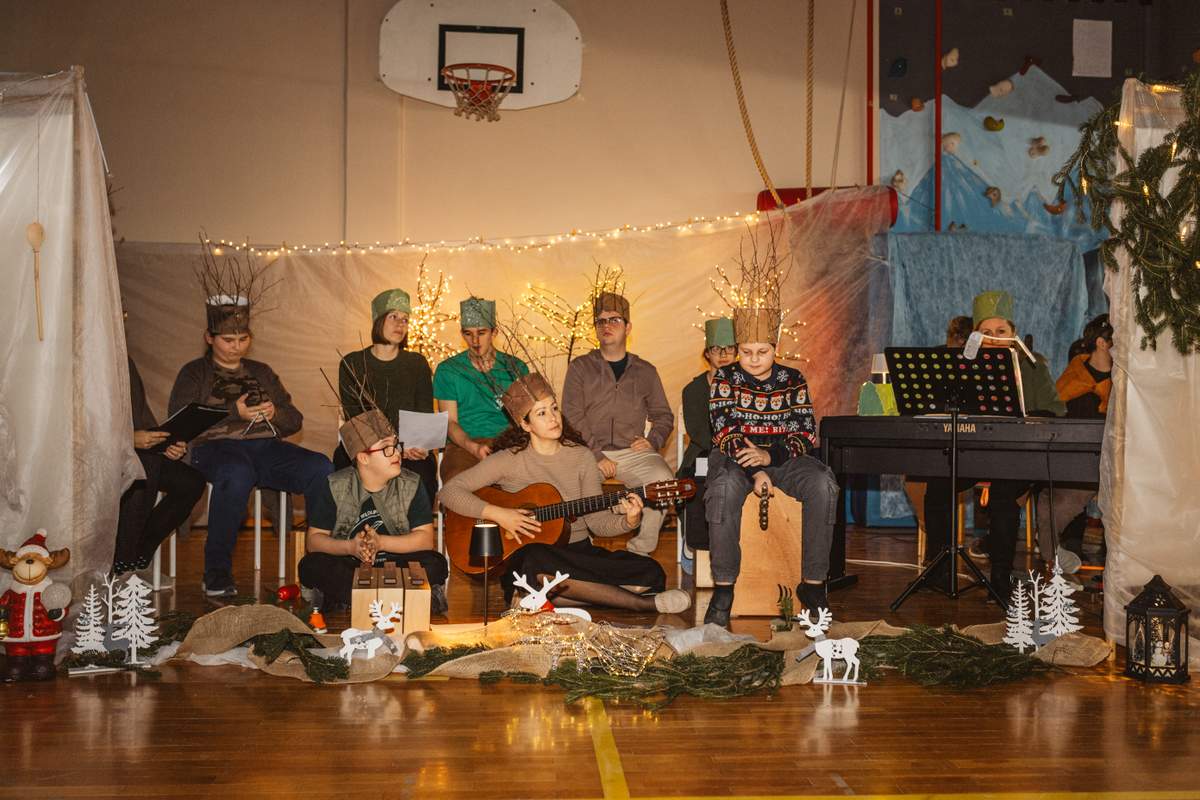 Predstava Božič v gozdu učencev OŠ Cvetka Golarja Ljutomer