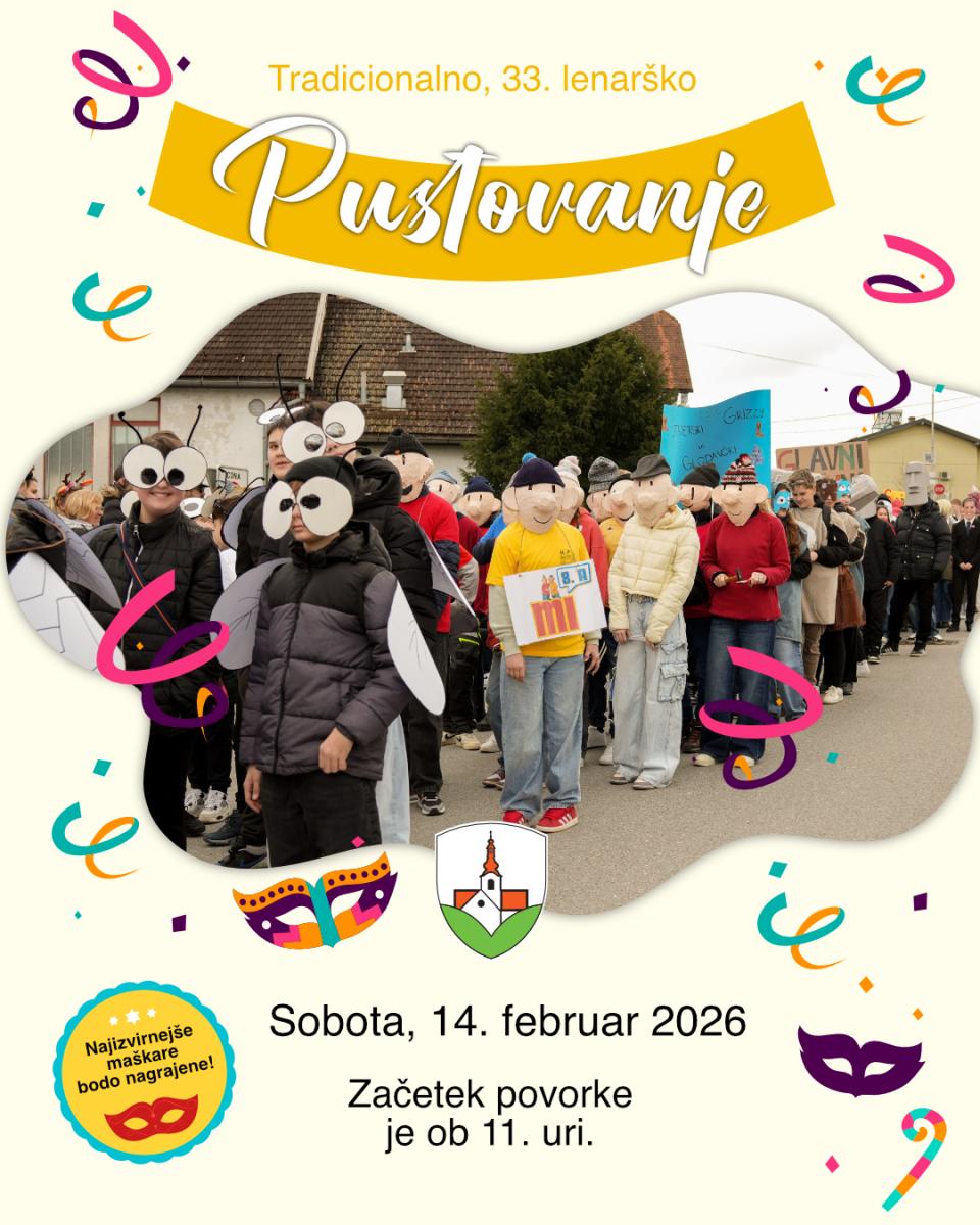 PUSTOVANJE V LENARTU 2026