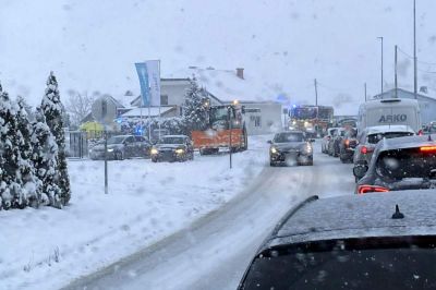 V torek se je zgodilo več prometnih nesreč