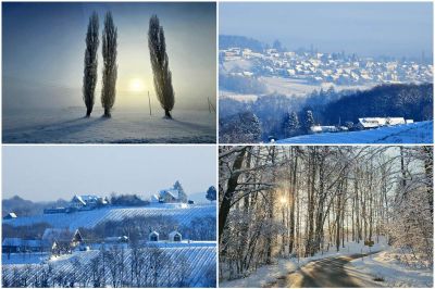 Zimska idila v Prlekiji