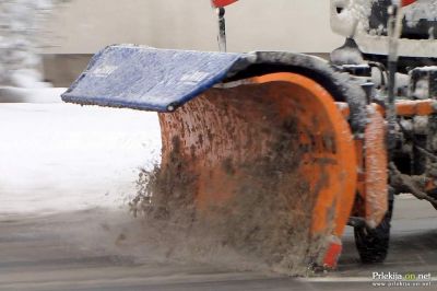 Cestne službe so na terenu