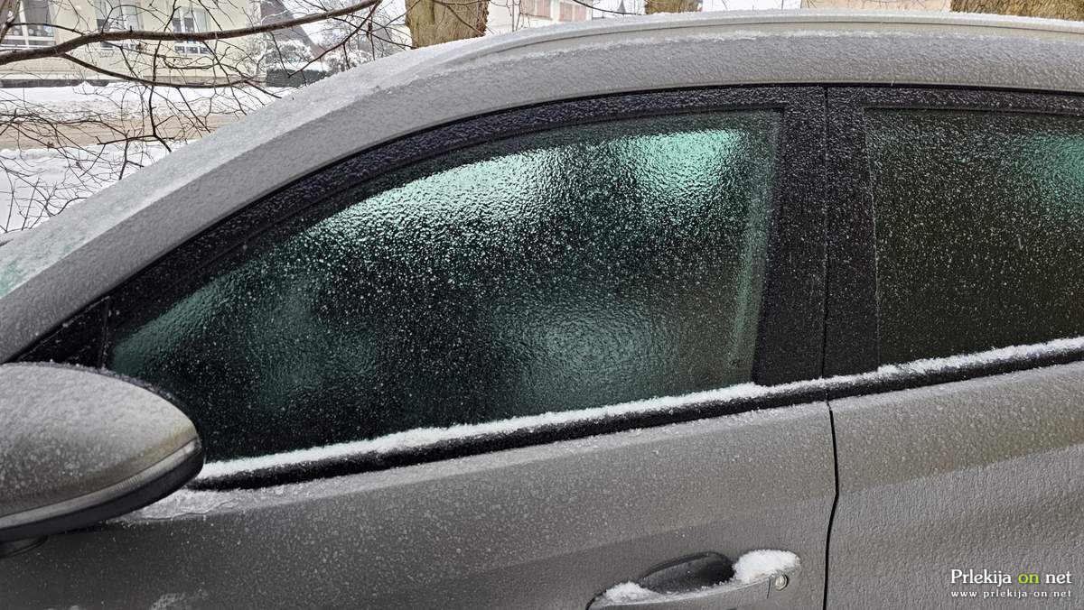 Žled in poledica v Prlekiji