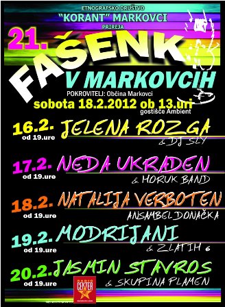 21. FAŠENK V MARKOVCIH - FAŠENK ŠOTOR