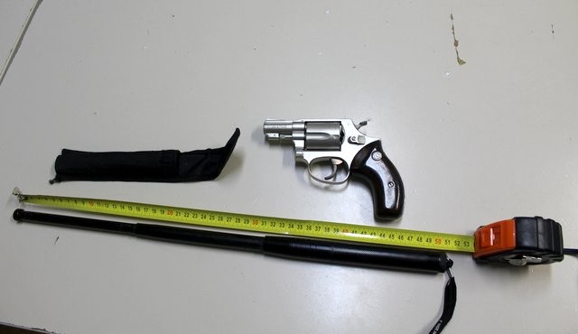 Zasežena pištola, foto: PP Šentilj