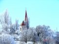 Zasnežena Mala Nedelja in okolica