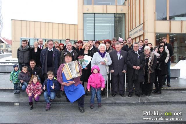 Biserni jubilej zakoncev Tancoš iz Terbegovcev