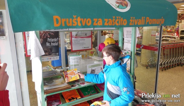 Stojnica Društva za zaščito živali Pomurja