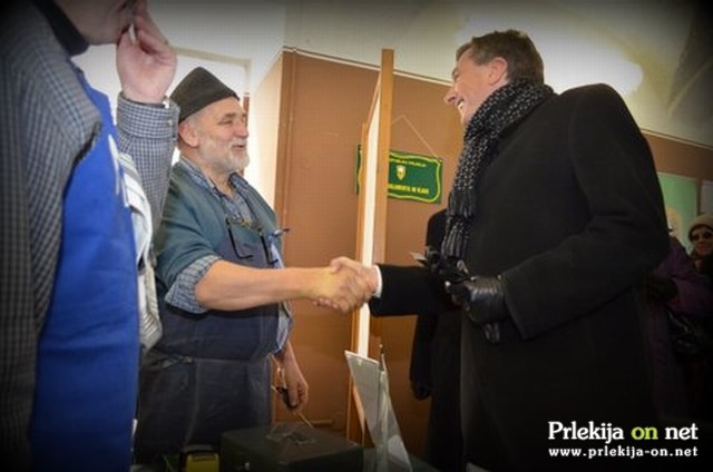 Milan Belec in Borut Pahor Milan Belec in Borut Pahor
