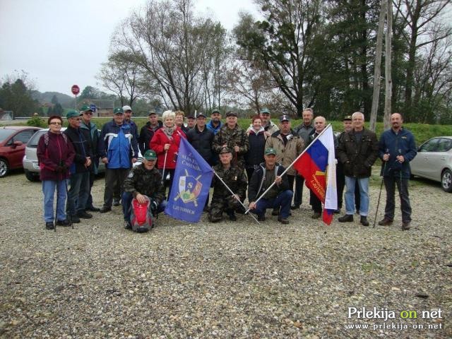 Pohod častnikov in veteranov po Prlekiji Pohod častnikov in veteranov po Prlekiji