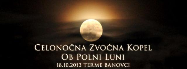 Celonočna zvočna kopel ob polni luni