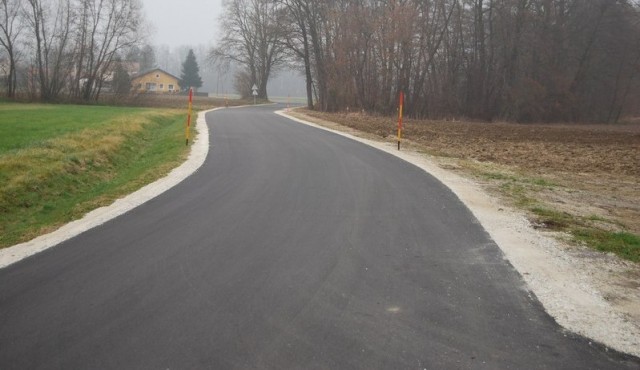 Obnovljena cesta Šalinci-Krištanci-Grlava Obnovljena cesta Šalinci-Krištanci-Grlava