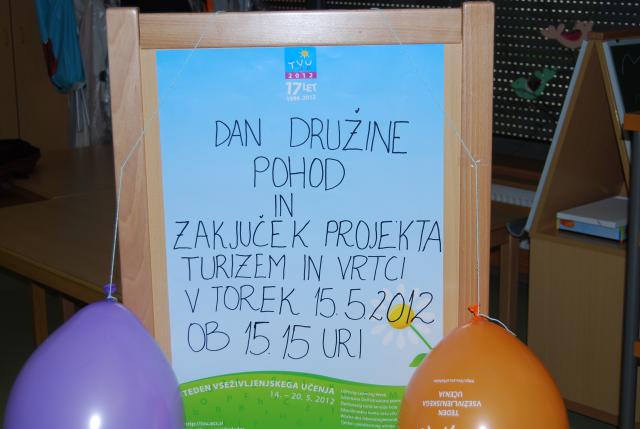 Dan družine v vrtcu Stročja vas Dan družine v vrtcu Stročja vas