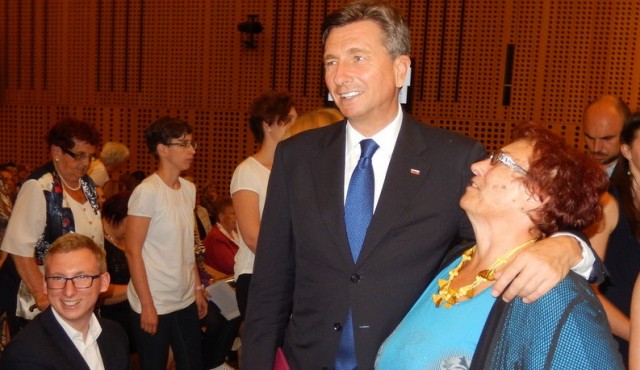 Borut Pahor in Katica Cupar Borut Pahor in Katica Cupar