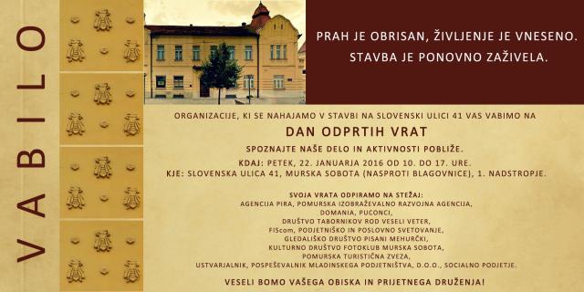 Dan odprtih vrat Slovenske 41 (Murska Sobota)