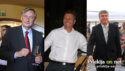 Danilo Türk, Borut Pahor in Milan Zver je najbolj razpoznavna trojica kandidatov