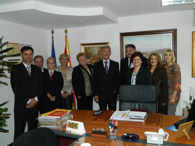 Delegaciji občin Ormož in Središče ob Dravi v Makedoniji