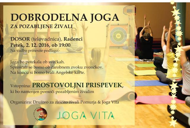 Dobrodelna joga za pozabljene živali