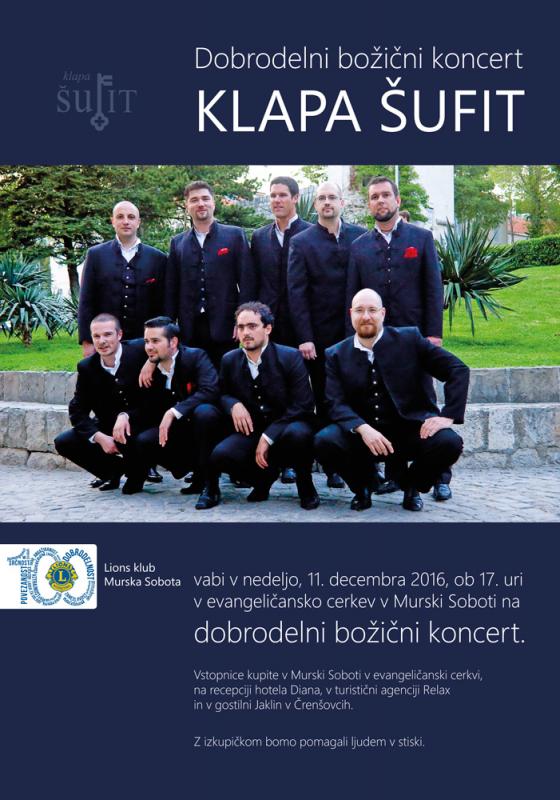 DOBRODELNI KONCERT KLAPE ŠUFIT