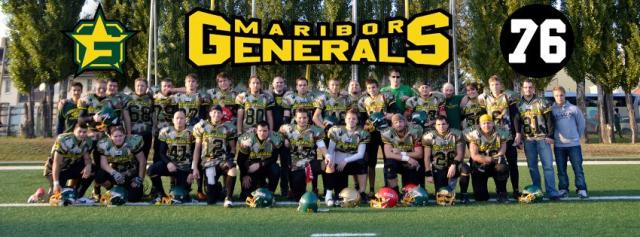 Ekipa ameriškega nogometa Maribor Generals Ekipa ameriškega nogometa Maribor Generals