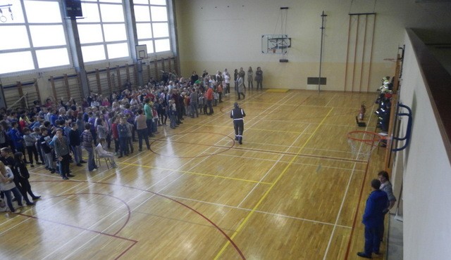 Vaja evakuacije v OŠ Križevci Vaja evakuacije v OŠ Križevci