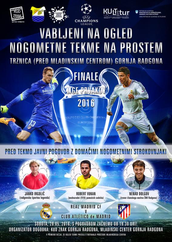 FINALE LIGE PRVAKOV - ogled tekme z gosti v Gornji Radgoni