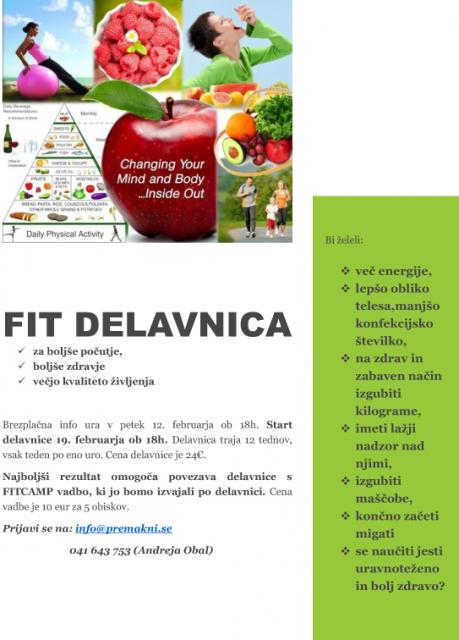 FIT DELAVNICA - Brezplačna info ura