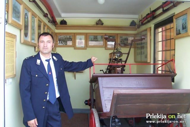 Denis Raj je ponosen, da je uredil gasilski muzej